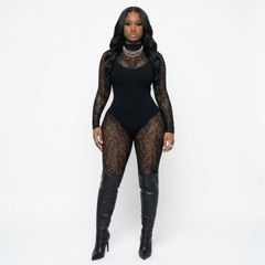 Lace whisper jumper
