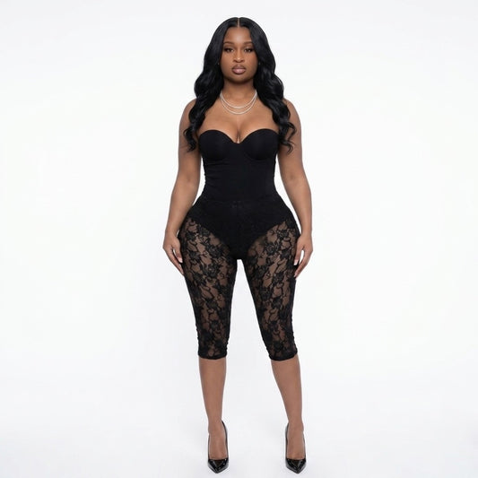 Printed Lace leggins